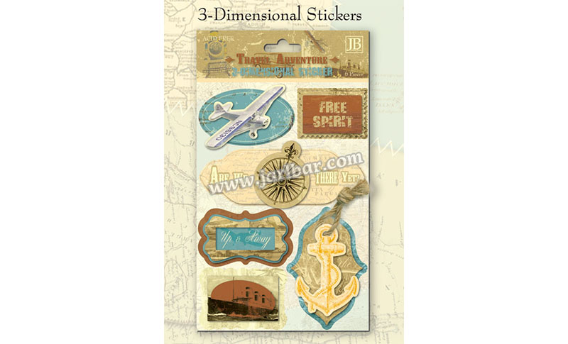 3-dimensional stickers