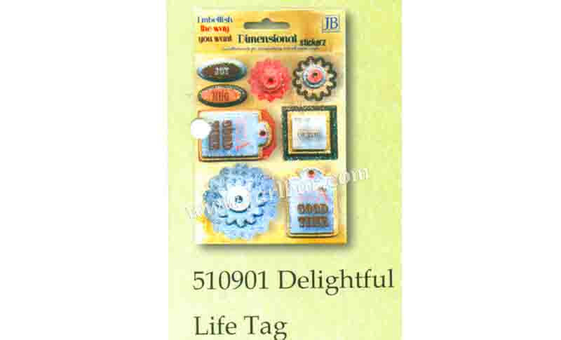510901 delightful life tag