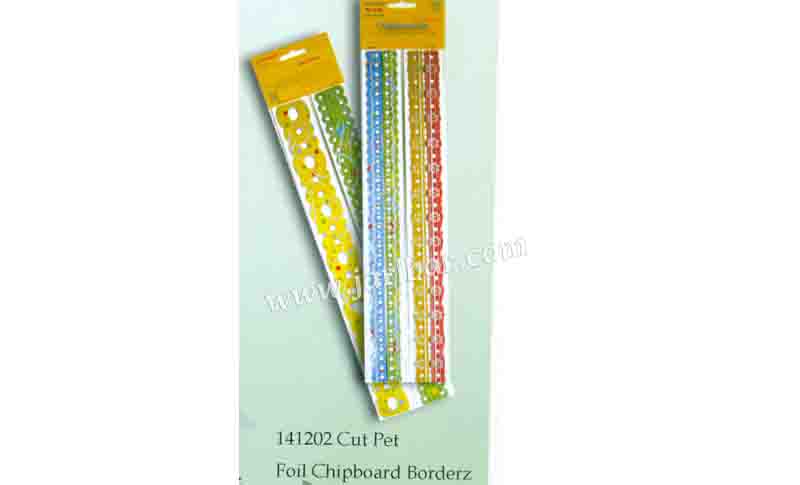 141202 cute pet foil chipboard borderz