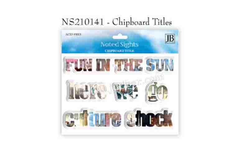 NS210141 Chipboard titles