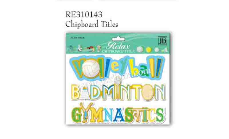 RE310143 Chipboard titles