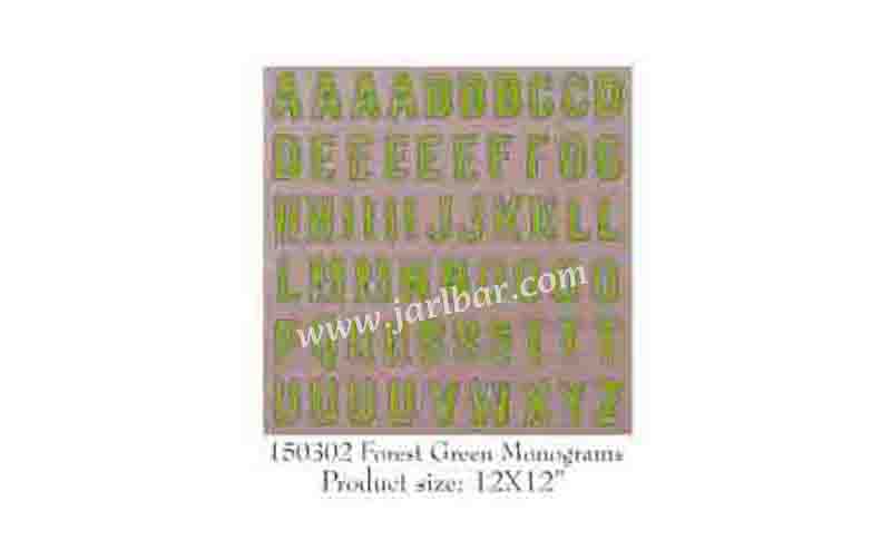 150302 forest green monogrames