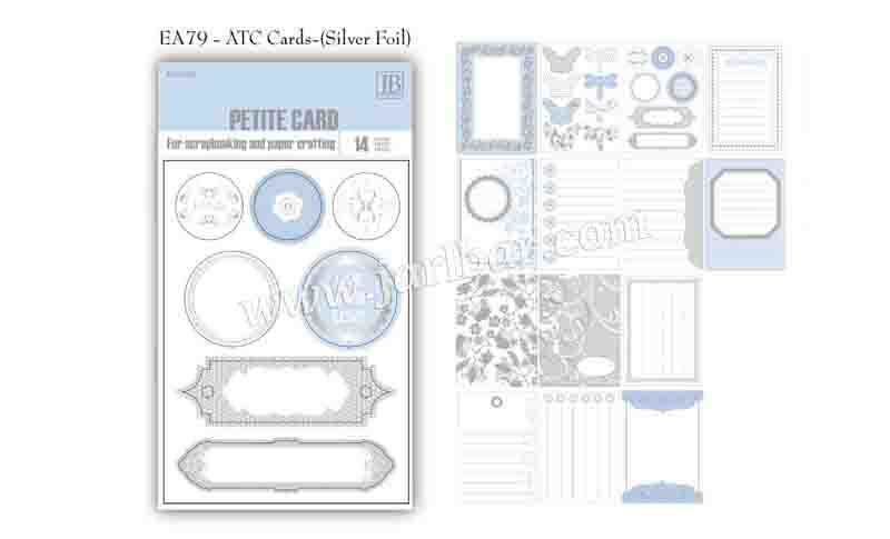 EA79 ATC Cards(silver foil)
