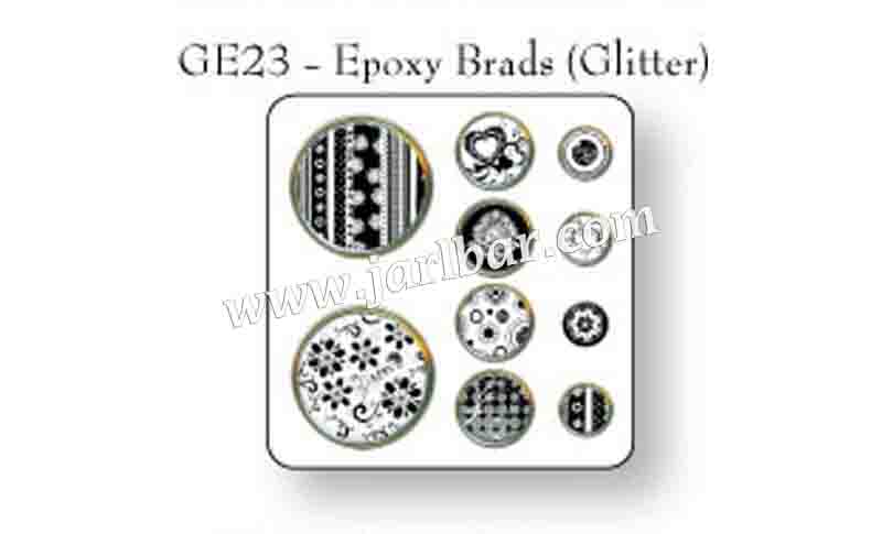 GE23 Epoxy Brads(Glitter)