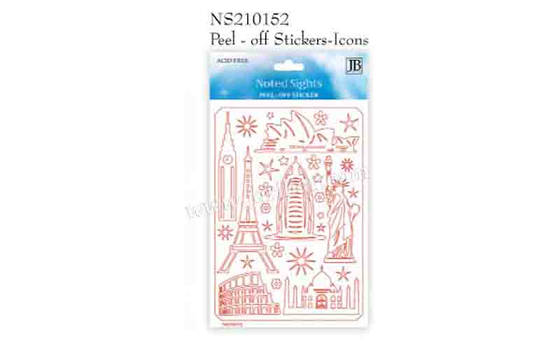 NS210152 Peel-off stickers-icons
