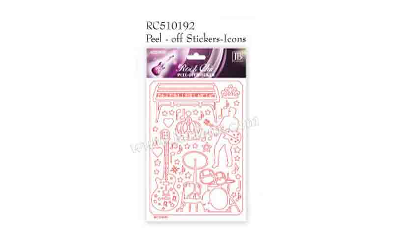 RC510192 Peel-off stickers-icons