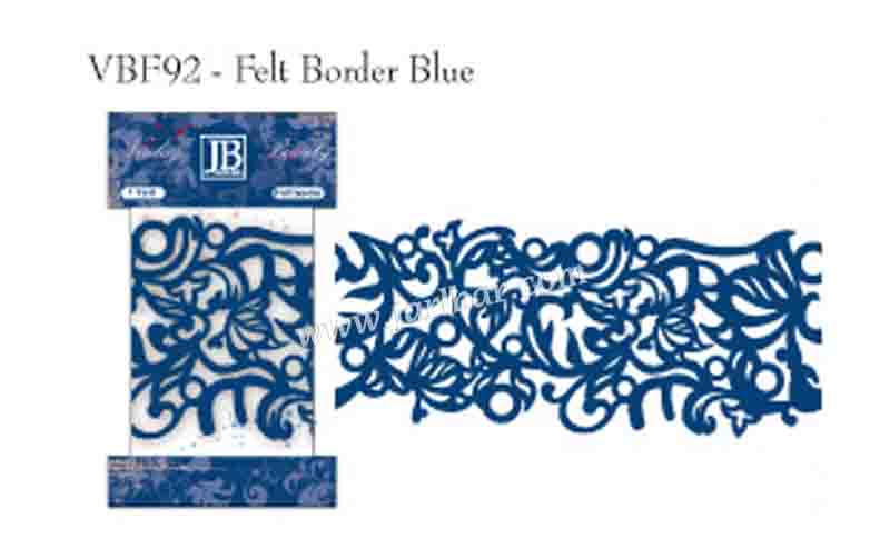 VBF92-Felt border blue