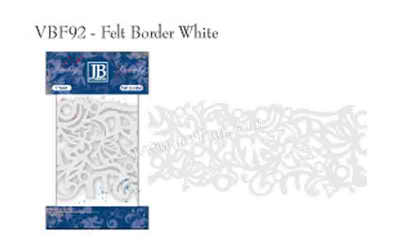 VBF92-Felt border white