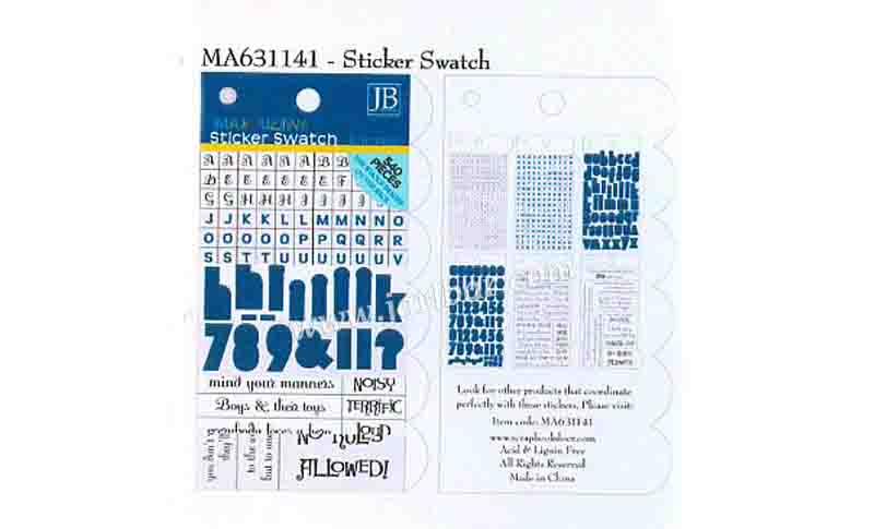 MA631141 Sticker swatch